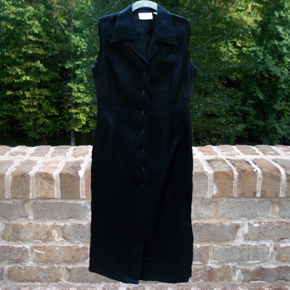Preview Collection Sleeveless Linen Dress - Size 4